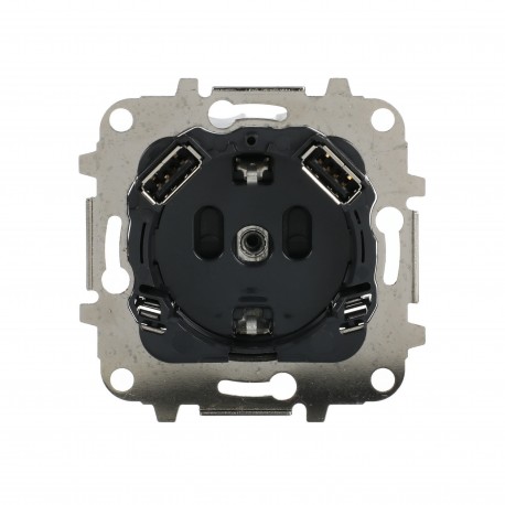 2CLA818830A1001 8188.3 NIESSEN Schuko-Stecker-Dock + Dual-USB-Ladegerät