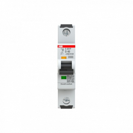 2CDS381001R0401 ABB Int.aut. S301P-D40 1p 40A D 25kA