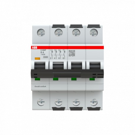 2CDS384001R0041 ABB S304P-D4 4p 4A D 25kA