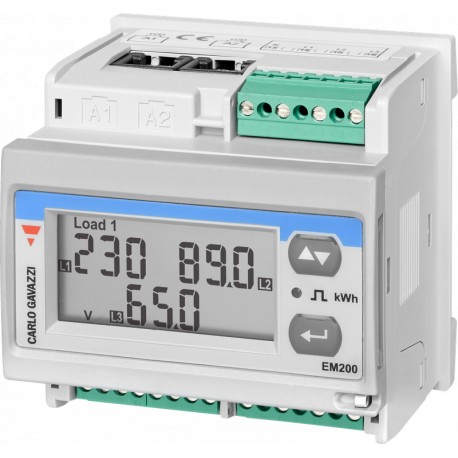 EM27072DMV63X2SN CARLO GAVAZZI FUNÇÃO Analisador de Potência DIN e auto-alimentado painel ALIMENTAÇÃO SAÍDA ..