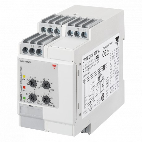 DWB02CM2310A CARLO GAVAZZI parâmetros selecionados sinal de saída 1 relé setpoint 2 de ajuste variável APRES..