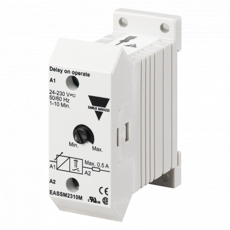EASSM231M CARLO GAVAZZI Selected parameters FUNCTION Delay on operate OUTPUT SIGNAL Solid state Others INPUT..