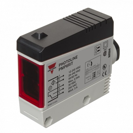 PMP6RIT CARLO GAVAZZI Reflexão no espelho SYSTEM parâmetros selecionado, polarizada caixa retangular SCOPE 6..