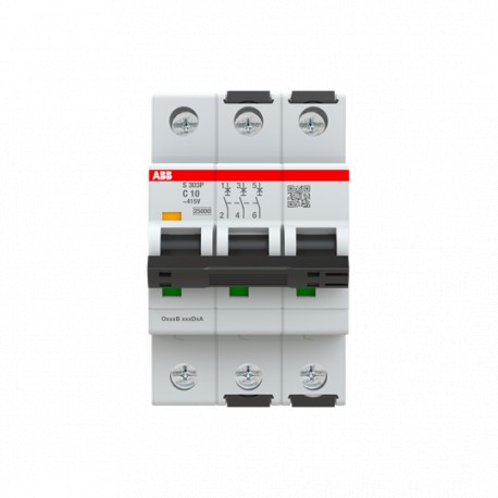 2CDS383001R0104 ABB S303P-C10 3p 10A C 25kA