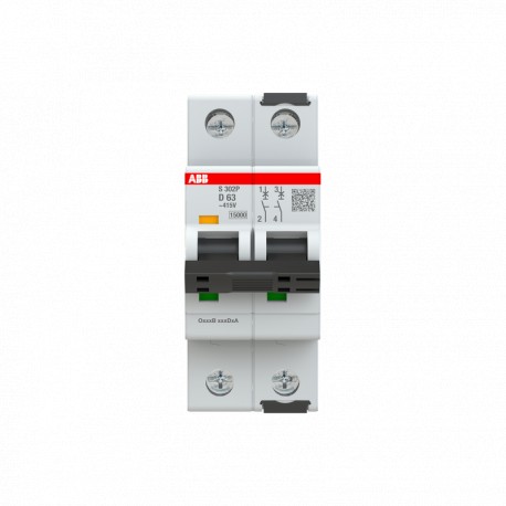 2CDS382001R0631 ABB Int.aut. S302P-D63 2p 63A D 25kA