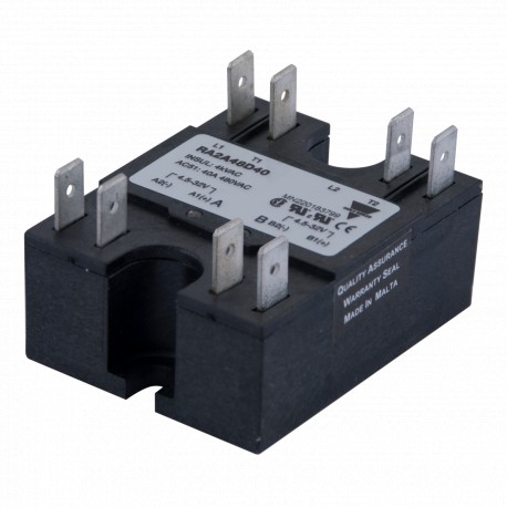 RA2A48D25 CARLO GAVAZZI  CURRENT RATING CATEGORY 11-25 ACA VOLTAGE 480 VAC OUT MODE SWITCHING Zero Cross NUM..