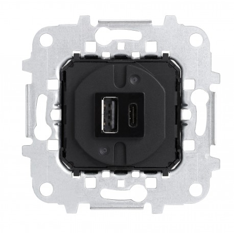 2CLA818510A1001 8185.1 NIESSEN Cargador USB tipo A+C 18W 230V