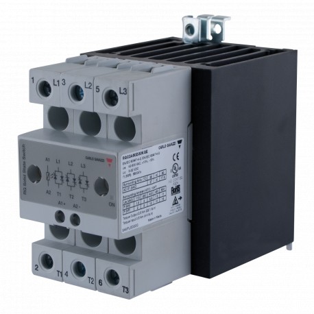 RGC3A60D30KGE CARLO GAVAZZI Selected parameters SYSTEM DIN-rail Mount CURRENT RATING CATEGORY 26 50 AAC RATE..