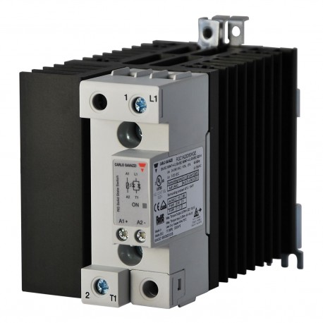 RGC1B60D60KGE CARLO GAVAZZI Sistema de montagem DIN Rail CATEGORIA corrente nominal 51-75 ACA tensão nominal..