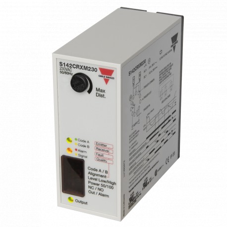 S142CRXM115 CARLO GAVAZZI ÂMBITO caixa retangular a depender do sensor SPDT RELÉ conexão da base Material Pl..