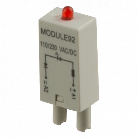 MODULE92 CARLO GAVAZZI Selected parameters FUNCTION Modules for DC and AC CONNECTION Plug in TYPE Accessorie..
