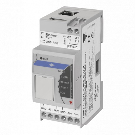 VMUCEMAWSSUX CARLO GAVAZZI servidor Web FUNÇÃO para Energy Management trilho DIN-OUT PUERTO outra escala nad..