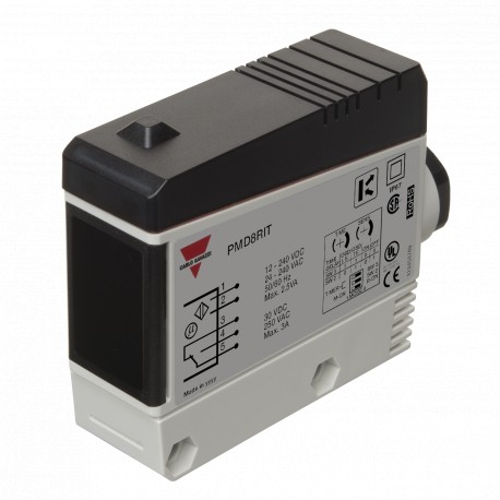 PMD8RIT CARLO GAVAZZI Selected parameters SYSTEM Diffuse reflective HOUSING rectangular SENSING RANGE 500 ....