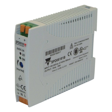 SPD12101B CARLO GAVAZZI Set tensão Parâmetros de entrada AC 90 265V 10W POTÊNCIA DE CONEXÃO EM PARALELO há u..