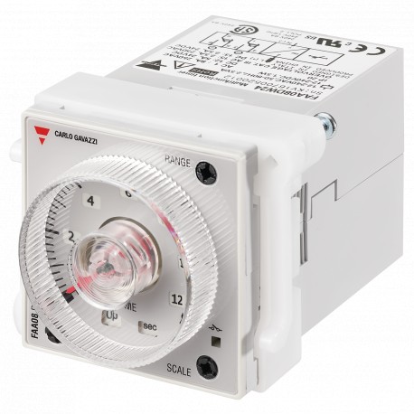 FAA08DW24 CARLO GAVAZZI Multifuncional função de saída de sinal 2 relés de outros insumos 0,02 s 300 h paine..