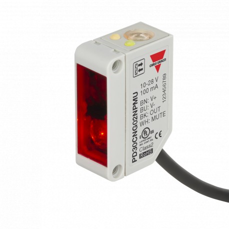 PD30CNG02NPMU CARLO GAVAZZI Ausgwählte Kriterien System Lichttaster, transparente Objekte Gehäuse rechteckig..