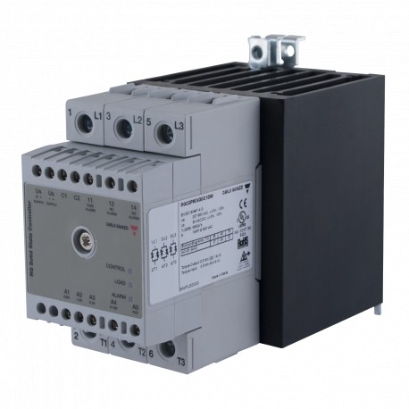 RGC3P60V30C16DM CARLO GAVAZZI Selected parameters SYSTEM DIN-rail Mount CURRENT RATING CATEGORY 26 50 AAC RA..