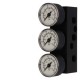 6DR4004-2MN SIEMENS MANOMETER MANIFOLD FOR SIPART PS2 ELECTROPNEUMATIC POSITIONER 6DR40**-2*, DOUBLE ACTION,..