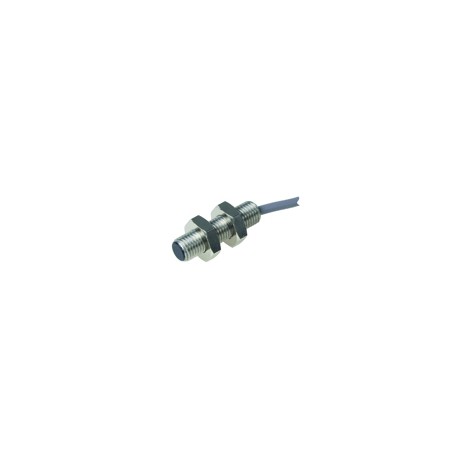 IA08BSF02DC CARLO GAVAZZI Inductivo M8 extendido, cable 2m, empotrado, detección 2 mm, salida NC, cuerpo cor..