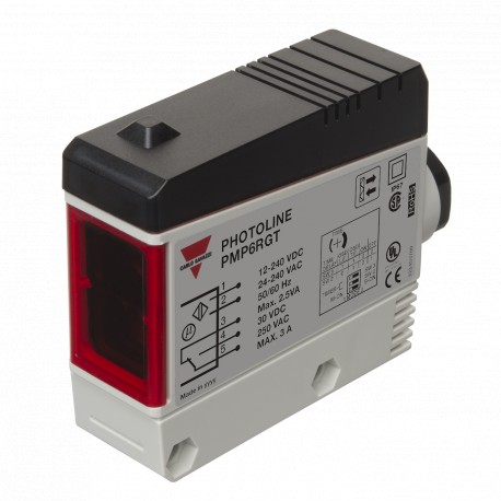 PMP6RGT CARLO GAVAZZI Paramètres sélectionnés SYSTEME Reflex Polarisée BOÎTIER rectangulaire PLAGE DE DETECT..