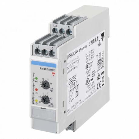 DPB02CM23 CARLO GAVAZZI parâmetros selecionados sinal de saída 1 relé SETPOINT 2 EXIBIDO variável de control..