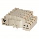 ZPY14A CARLO GAVAZZI Din Rail Socket For Rpy Em Relays 4 Contacts