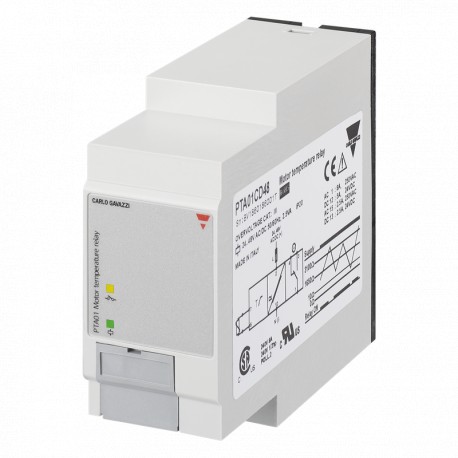 PTA01C230 CARLO GAVAZZI Outras dimensões de 36 mm 230 VAC fornecer dados função de monitorização MONTAGEM Pl..