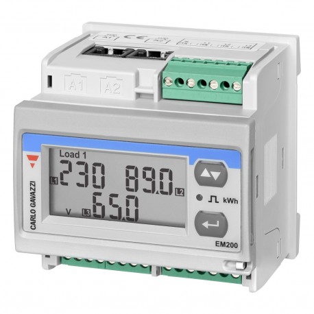 EM27172DMV53XOSN CARLO GAVAZZI parâmetros selecionados Function Analyzer Poder DIN ferroviário e de energia ..