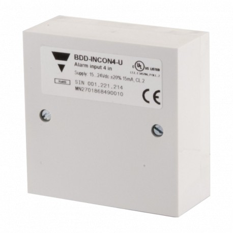 BDD-INCON4-U CARLO GAVAZZI Selected parameters TYPE Input module HOUSING Decentral POWER SUPPLY Bus-powered ..