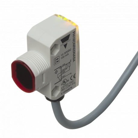 PH18CNR65NASA CARLO GAVAZZI BOX M18 Square SCOPE 6 ... 20 m CONNECTION Cable DC OUTPUT NPN MATERIAL Plastic ..