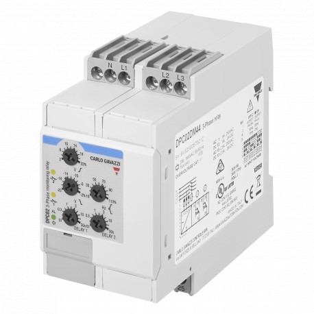 DPC02DM69 CARLO GAVAZZI parametri selezionati segnale di uscita 2 Setpoint relè 2 tensione variabile control..