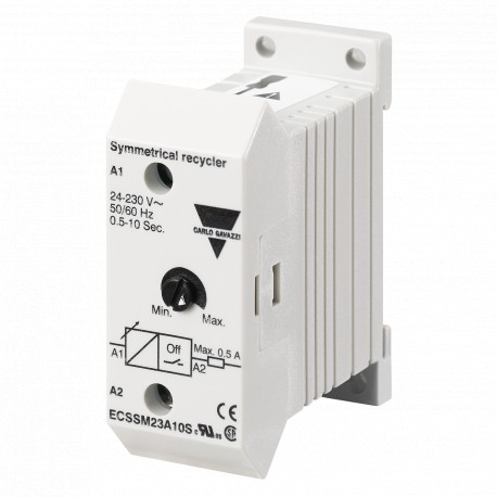 ECSSM23A1M CARLO GAVAZZI Selected parameters FUNCTION Symmetrical recycler OUTPUT SIGNAL Solid state Others ..