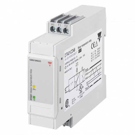DTA01C230 CARLO GAVAZZI 1 relay SETPOINTS 1, fixed MONITORED VARIABLE Temperature monitoring Others SIZE 22,..