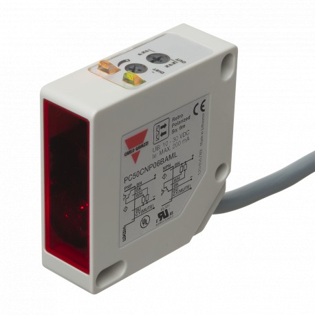 PC50CNP06BAML CARLO GAVAZZI Paramètres sélectionnés SYSTEME Reflex Polarisée BOÎTIER rectangulaire PLAGE DE ..