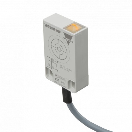 VC5510PNOP CARLO GAVAZZI Parâmetros de CONEXÃO do Cabo MATERIAL do invólucro Plástico Retangular FAIXA de DE..