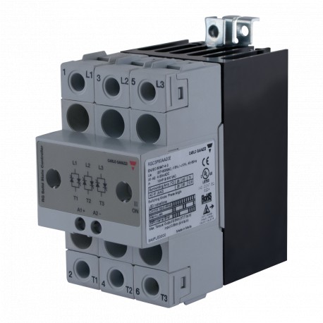 RGC2P60AA25C1 CARLO GAVAZZI Parâmetros sistema de montagem DIN CATEGORIA trilho escolhido NOMINAL 11-25 ACA ..