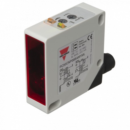 PC50CNP06BAM1ML CARLO GAVAZZI Reflexão no espelho parâmetros do sistema selecionado, polarizada caixa retang..