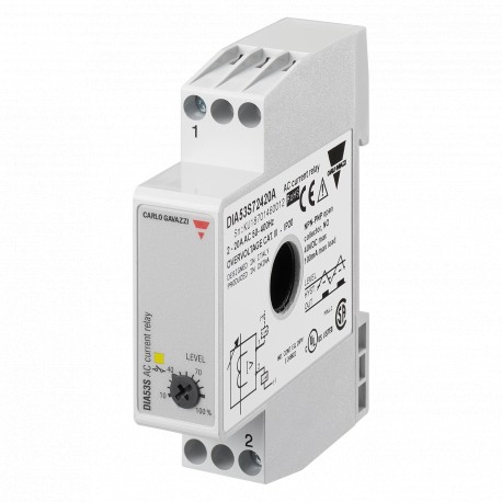 DIA53S72420A CARLO GAVAZZI Selected parameters OUTPUT SIGNAL NPN/PNP SETPOINTS 1, adjustable MONITORED VARIA..