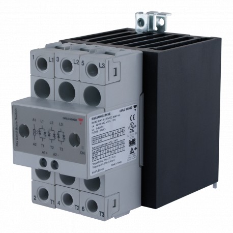 RGC3A60A25KKE CARLO GAVAZZI 3P-Ssc-Ac In-Zc 600V 3X25A 1200Vp-E-Srw In