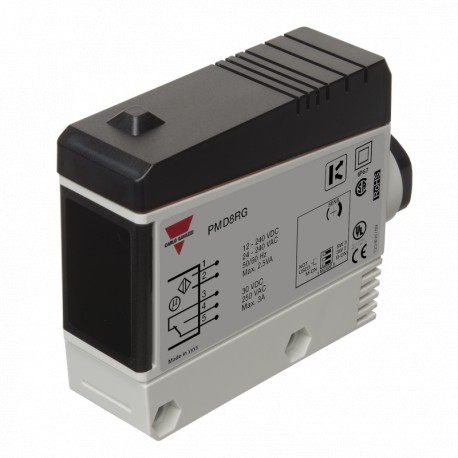 PMD8RG CARLO GAVAZZI parâmetros reflexo direto selecionado rectangular caixa de intervalo 500 ... 800 mm ter..