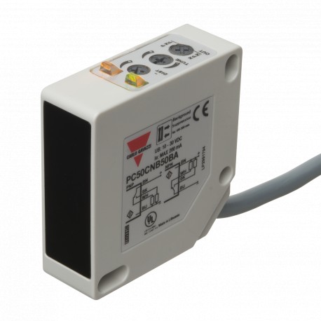 PC50CNB50BA CARLO GAVAZZI Paramètres sélectionnés SYSTEME Suppression arrière-plan BOÎTIER rectangulaire PLA..