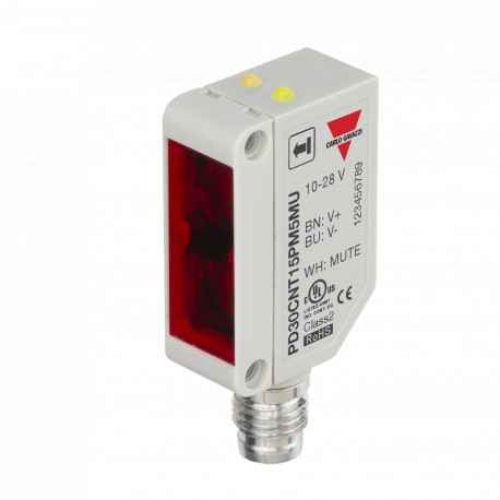 PD30CNT15PM5MU CARLO GAVAZZI caixa retangular Barrera selecionados parâmetros SCOPE 6 ... 20 m Conexão conec..