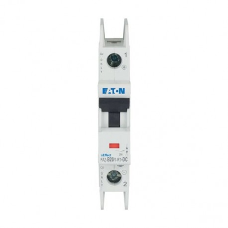FAZ-B20/1-RT-DC 305923 Y7-305923 EATON ELECTRIC Interruttore automatico internazionale FAZ, 20A, 1P, curva B..