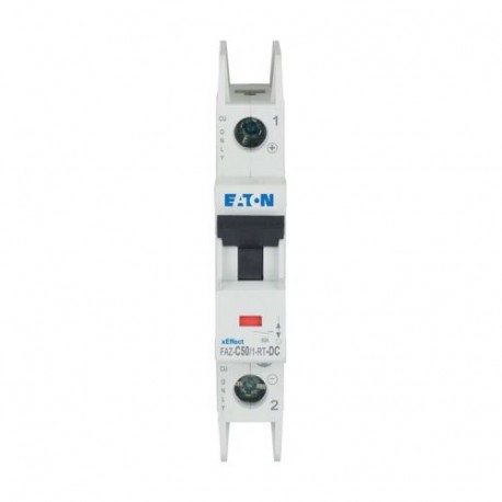 FAZ-C50/1-RT-DC 305886 Y7-305886 EATON ELECTRIC Interruttore automatico internazionale FAZ, 50A, 1P, curva C..