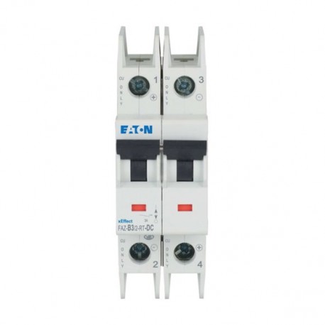 FAZ-B3/2-RT-DC 305932 Y7-305932 EATON ELECTRIC Interruttore automatico internazionale FAZ, 3A, 2P, curva B, ..