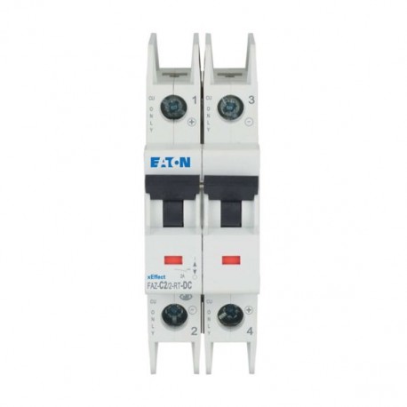 FAZ-C2/2-RT-DC 305891 Y7-305891 EATON ELECTRIC Interruttore automatico internazionale FAZ, 2A, 2P, curva C, ..
