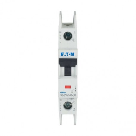 FAZ-B16/1-RT-DC 305922 Y7-305922 EATON ELECTRIC Interruttore automatico internazionale FAZ, 16A, 1P, curva B..