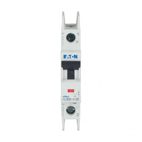 FAZ-B35/1-RT-DC 305928 Y7-305928 EATON ELECTRIC Interruttore automatico Int. FAZ, 35A, 1P, curva B, per anel..