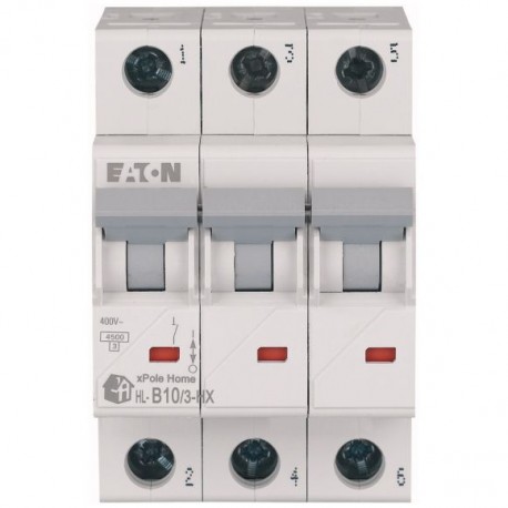 HN-B10/3 194879 EATON ELECTRIC Miniature circuit breaker (MCB), 10 A, 3p, characteristic: B