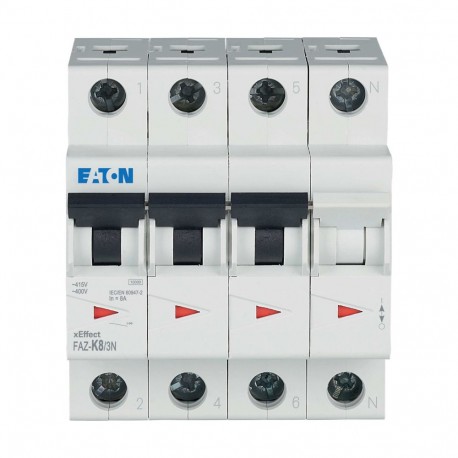 FAZ-K8/3N 279010 Y7-279010 EATON ELECTRIC Piccolo interruttore automatico